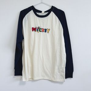 ディズニー 長袖シャツ ミッキー しまむら