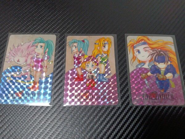 美品 ファイナルファンタジー6 ff6 カードダス ティナ セリス リルム ロック MTGコラボ記念出品 トレカ