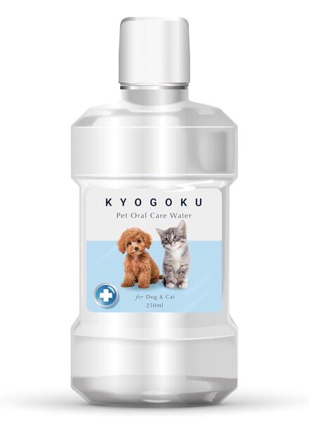 Kyogoku ペット 口腔ケアウォーター 犬用 猫用 液体歯磨き デンタルケア 歯石取り 歯垢除去 口臭ケア 飲み水にまぜるだけ