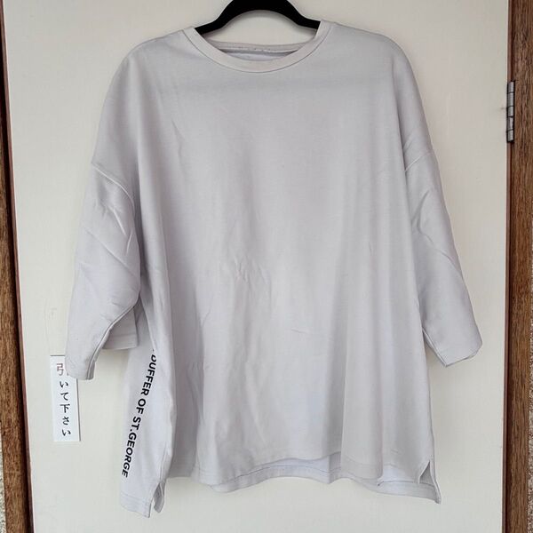 The DUFFER of ST.GEORGE七分袖Tシャツ ホワイト