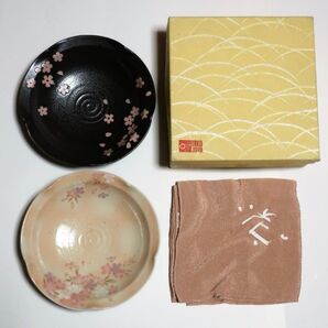 未使用☆TOKO Japan 安達瞳子 皿2枚とふろしきセット 和食器