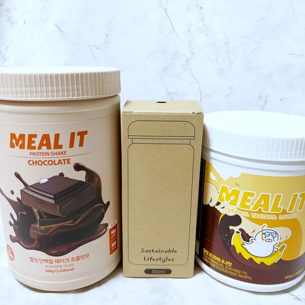 MEAL IT ミルイット プロテインセット ダイエット チョコバナナ チョコレート シェイカー付 置き換え