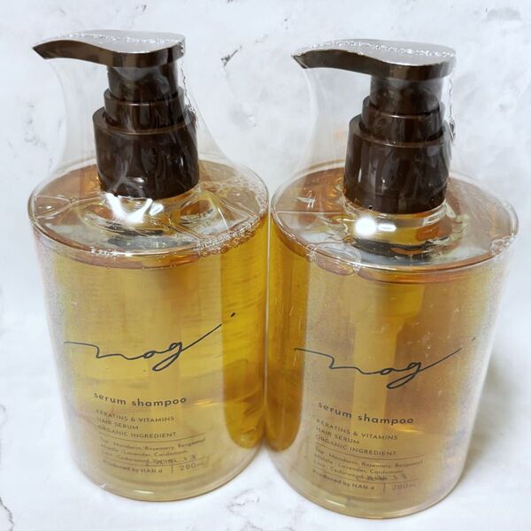 HAN.d nag. ナグドット セラム シャンプー オールインワンシャンプー 280ml ナノ浸透美容液 ケラチン スカルプケア