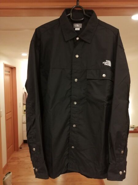 美品 THE NORTH FACE ヌプシシャツ NR11961 ノースフェイス 長袖 ブラック メンズM