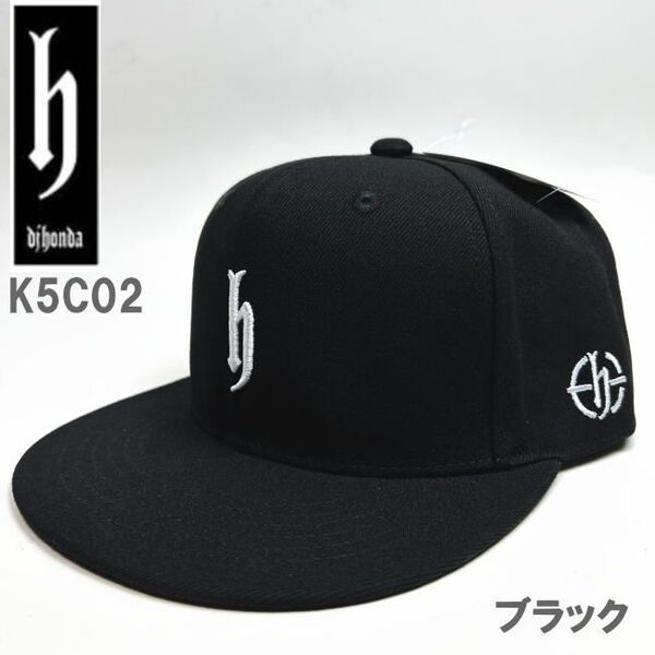 ブラック djhonda djホンダフラット キャップ k5c02 帽子メンズ レディース