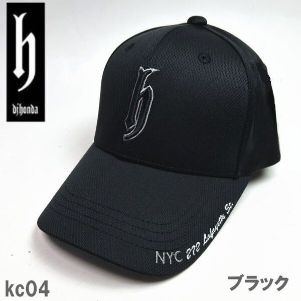 ブラック djhonda djホンダ メッシュ キャップ 25kc04 帽子メンズ レディース