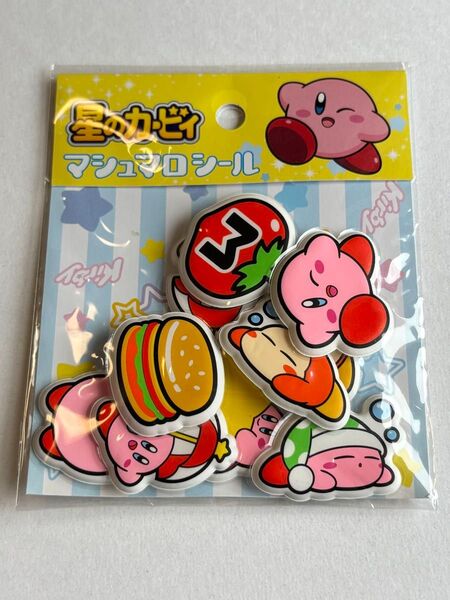 星のカービィ マシュマロ シール