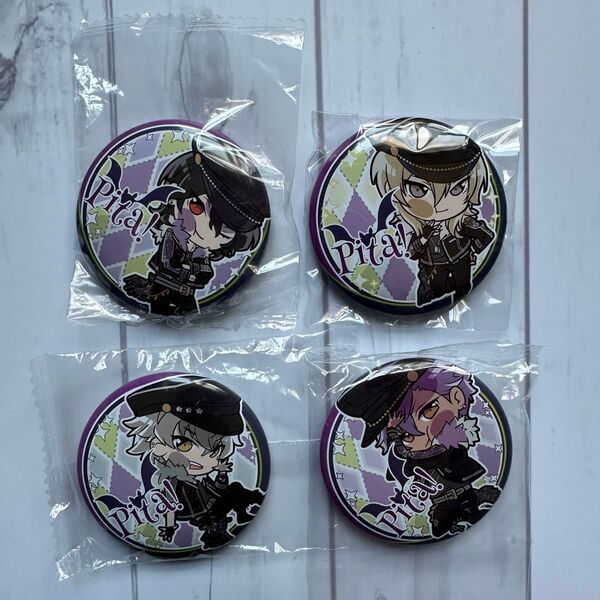 あんスタ UNDEAD ぴた!でふぉめ缶バッジ 零 薫 晃牙 アドニス