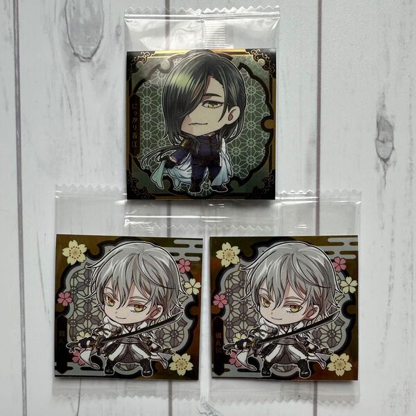 刀剣乱舞 鶴丸国永 にっかり青江 にふぉるめーしょん ウエハースシール