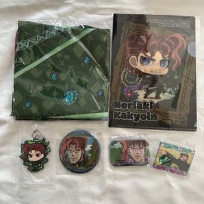 ジョジョの奇妙な冒険 花京院典明 ジョジョワールド アニメ展 缶バッジ エコバッグ グッズまとめ