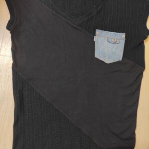 Roger&Raw ニット切り替え トップス