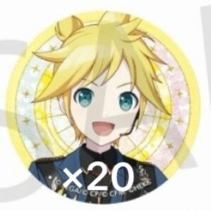 プロセカ×あんスタ グリッター缶バッジB 鏡音レン