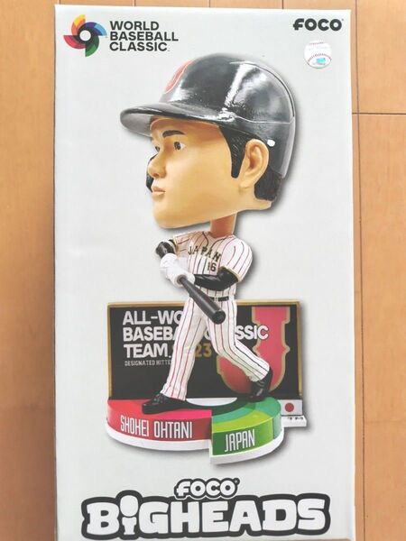 大谷翔平 2023年WBC 打撃シーン ビッグヘッド・ボブルヘッド人形 144個限定 ドジャース