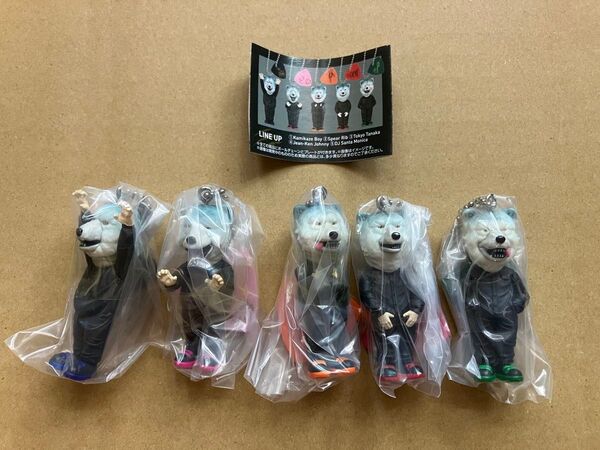 MAN WITH A MISSION マンウィズ FIGURE COLLECTION フィギュア 5種