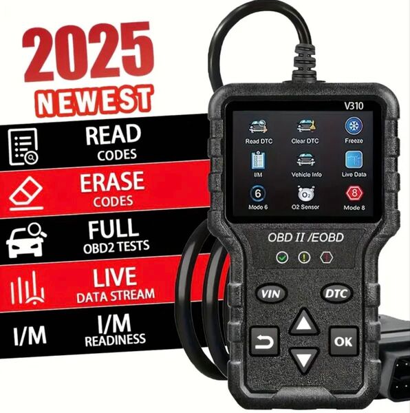 V310 OBD2故障診断機 日本語対応 多車種対応