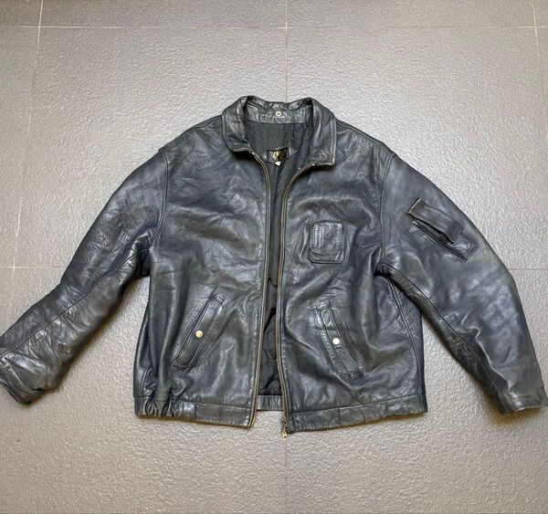 フランス軍 レザーフライトジャケット comoli