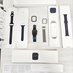 Apple Watch Series6 GPS アルミニウム ネイビーBT84% 40mm