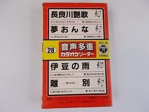 音多カセット 長良川艶歌 他全4曲 中古カセット 歌詞カード付 別の歌手が歌唱 28 ★併20200623