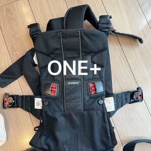ベビービョルン ONE+ ワンプラス 抱っこ紐 メッシュ ブラック ベビーキャリア BABYBJORN BABY 収納袋