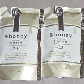 &honey アンドハニーディープモイスト トリートメント詰め替え用×2