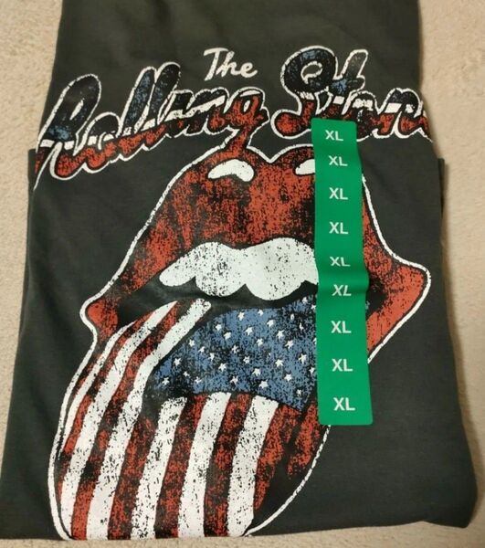 クーポンでお安く♪The Rolling Stones Tシャツ ローリングストーンズタグ付きXL