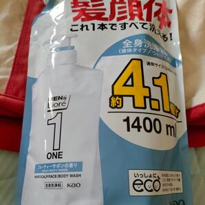 特売!!メンズビオレONEオールインワン全身洗浄料 詰替え用 1400ml