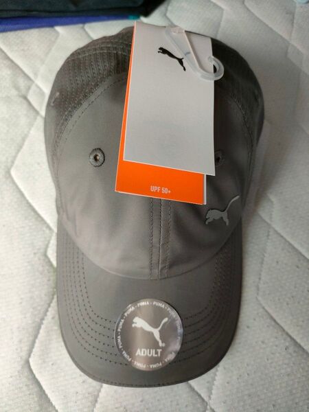 PUMA ゴルフキャップ グレー UPF50+ 新品 未使用