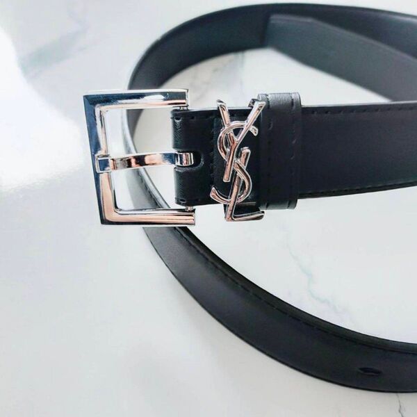 YSL イブサンローラン ベルト シルバー