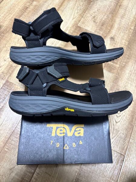 Teva STRATA UNIVERSAL 25 25.5 Vibram スポーツサンダル テバストラータビブラム 7 ブラック