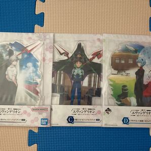 エヴァンゲリオン 一番くじ ビジュアルスタンド3点セット