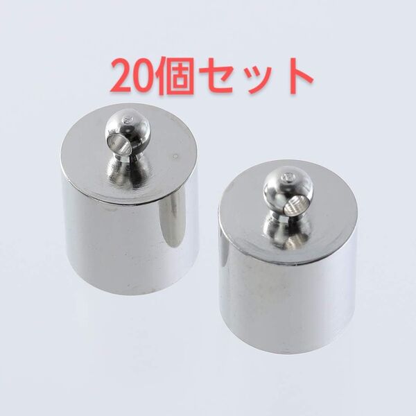 カツラ シルバー 10mm 20個 留具 タッセルキャップ 金具 アクセサリー エンドパーツ ハンドメイド 手芸 キーホルダー