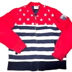 Dickies 星条旗柄 ジップアップジャケット