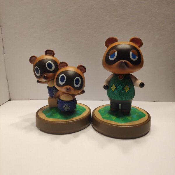 あつまれ どうぶつの森 amiibo アミーボ フィギュア まめきち つぶきち たぬきち