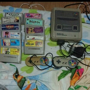 値下げ× スーパーファミコン 本体とカセット 11本