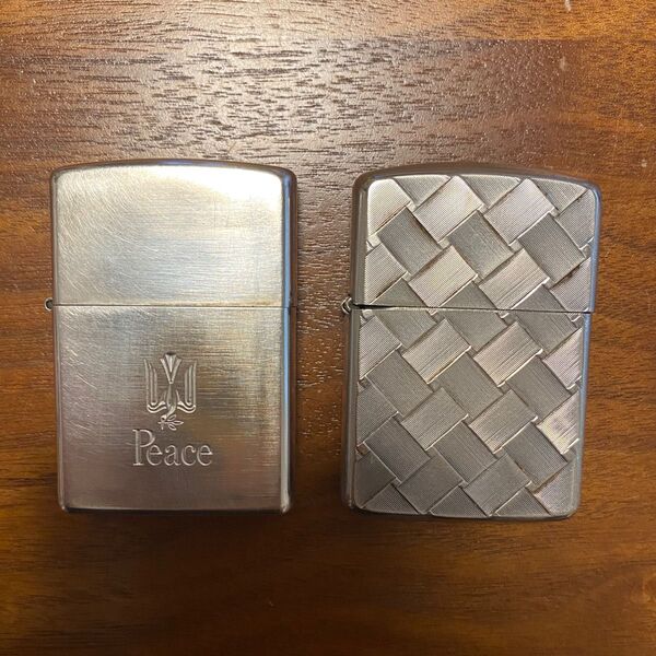 ZIPPO peace アーマージッポー 2個 セット レア 希少