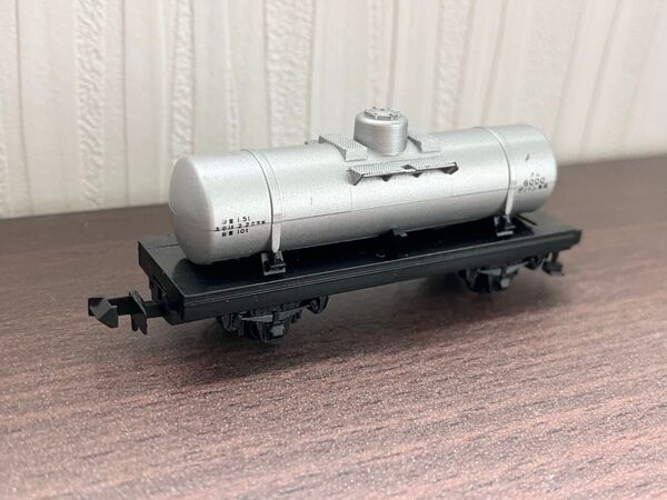 Nゲージ TOMIX タム6000 シルバー 中古 送料込み トミックス タンク車 貨車 旧製品 貨物列車 銀色 鉄道模型