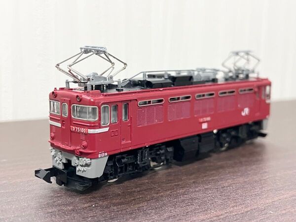 Nゲージ TOMIX ED75 1000番台 中古 送料込み トミックス 電気機関車 交流 動力ライト確認済 東北 現状渡し EL