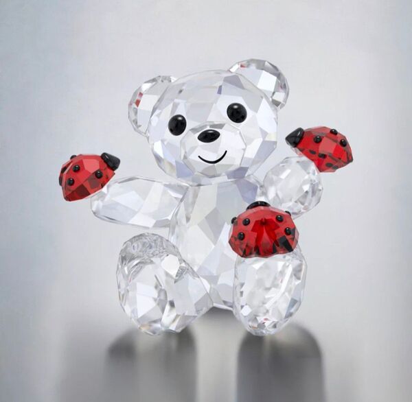 スワロフスキー てんとう虫 クリスベア good luck bear 5675983 置物 インテリア オブジェ クマ