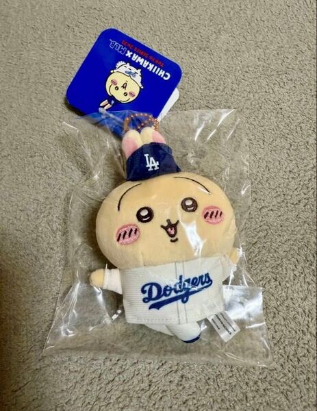 ちいかわ×MLB TOKYO SERIES マスコット うさぎ ドジャース