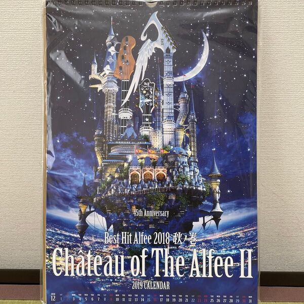 THE ALFEE 2019年 カレンダー Best Hit Alfee 2018秋 未使用