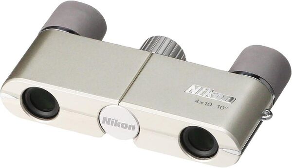 Nikon 双眼鏡 遊 4X10DCF シャンパンゴールド 専用ケース付き