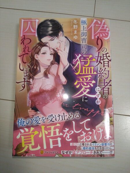 【即購入不可】新刊 TL 小説「偽りの婚約者のはずが、極上御曹司の猛愛に囚われています 」 冬野まゆ