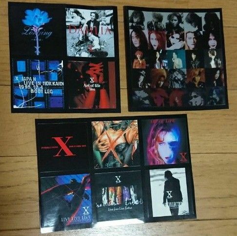 XJAPAN ステッカー YOSHIKI hide heath pata トシ