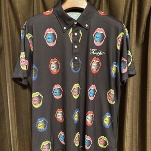 Dance with dragon 半袖ポロシャツ ゴルフウェア XL