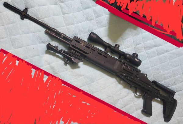WE ガスブローバック M14 EBR ロング 刻印入り