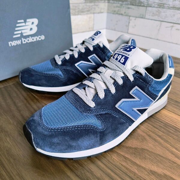 【未使用】New Balance CM996CA2 スニーカー ネイビー/ブルー 24.5cm