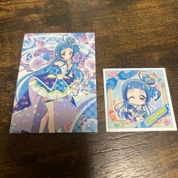 キミプリ キュアウインク ウインク キミとアイドルプリキュア カード シール