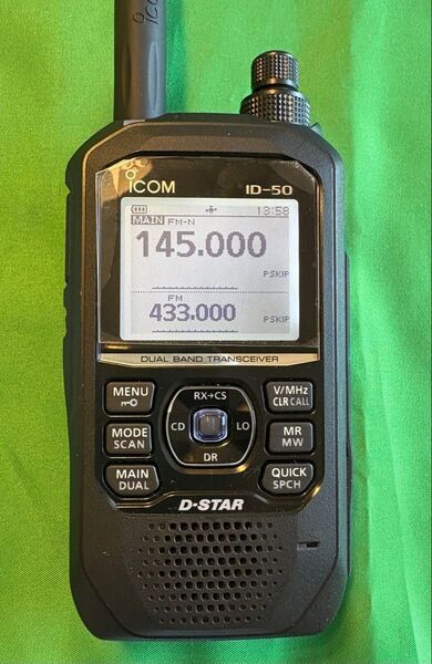 ICOM ID-50トランシーバー+急速充電器BC-202IP2 セット 保証期間2026年2月 中古美品