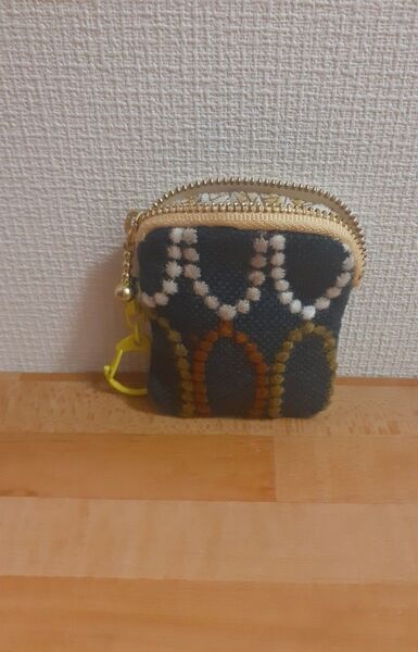 ミナペルホネンポーチミニミニ ハンドメイド 小物入れ