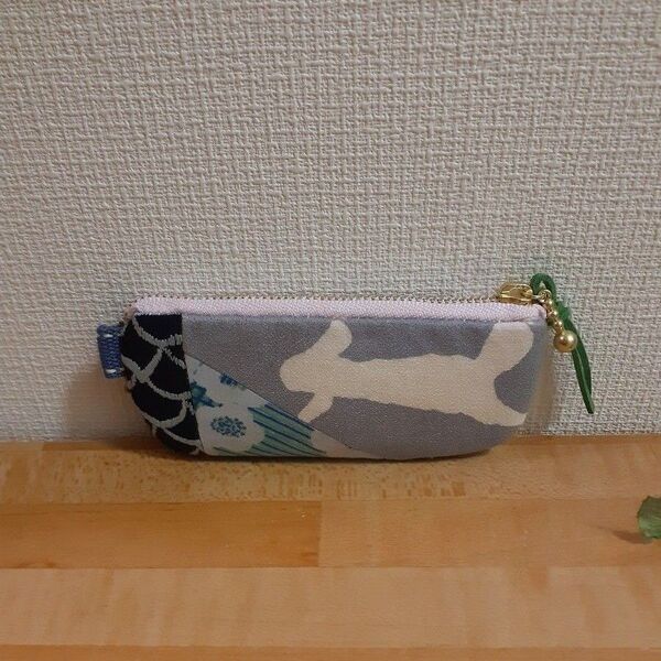 ミナペルホネンポーチ*ミニ ハンドメイド ハギレ*小物入れ